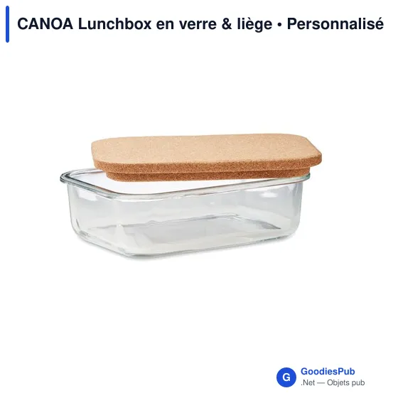 CANOA Lunchbox en verre & liège - Image 2