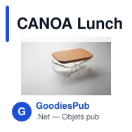 CANOA Lunchbox en verre & liège - Miniature 4