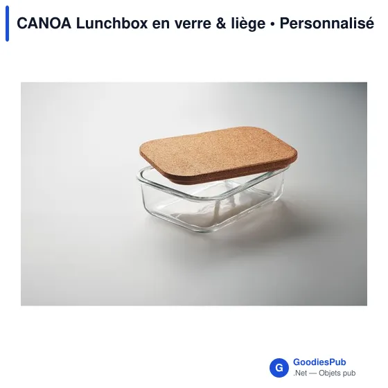 CANOA Lunchbox en verre & liège - Image 4