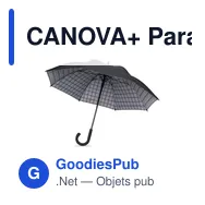 CANOVA+ Parapluie coupe-vent 23 pouces - Miniature 1