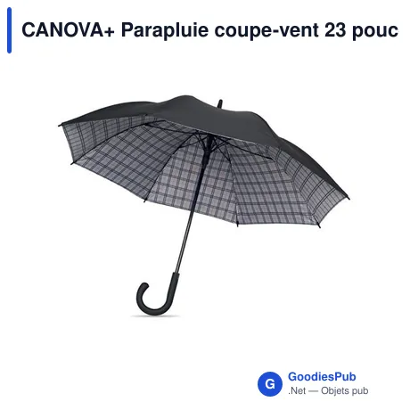 CANOVA+ Parapluie coupe-vent 23 pouces