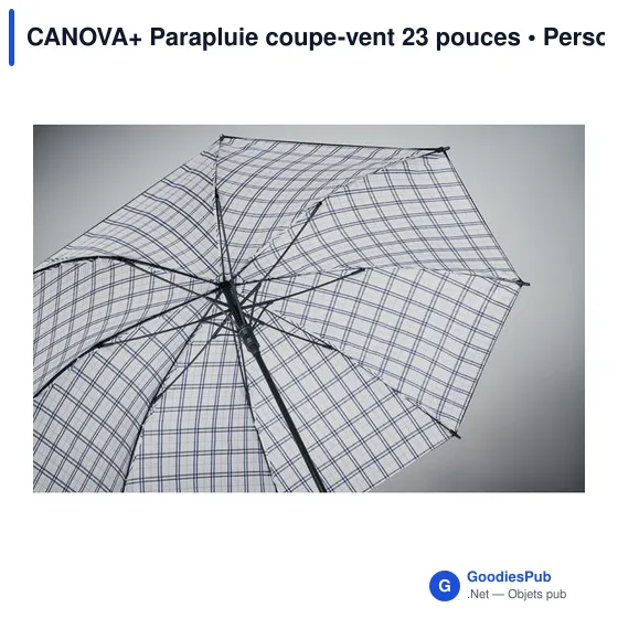 CANOVA+ Parapluie coupe-vent 23 pouces - Image 5