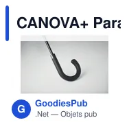 CANOVA+ Parapluie coupe-vent 23 pouces - Miniature 6