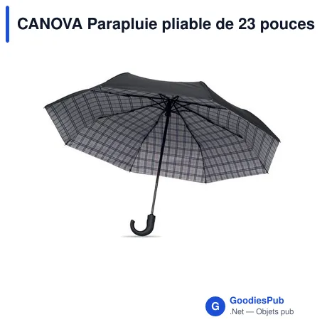 CANOVA Parapluie pliable de 23 pouces