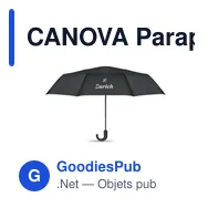 CANOVA Parapluie pliable de 23 pouces - Miniature 9