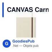 CANVAS Carnet A5 avec 96 pages toile - Miniature 1