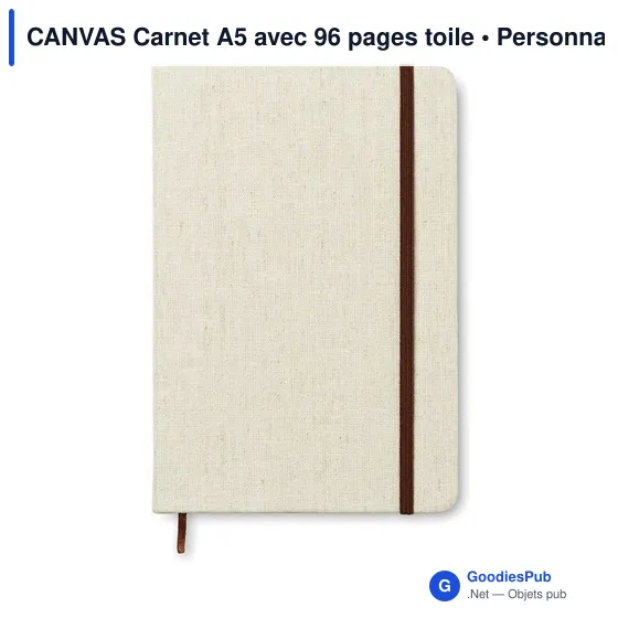 CANVAS Carnet A5 avec 96 pages toile - Image 1