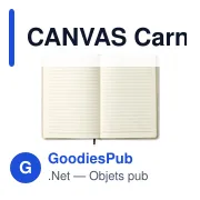 CANVAS Carnet A5 avec 96 pages toile - Miniature 2