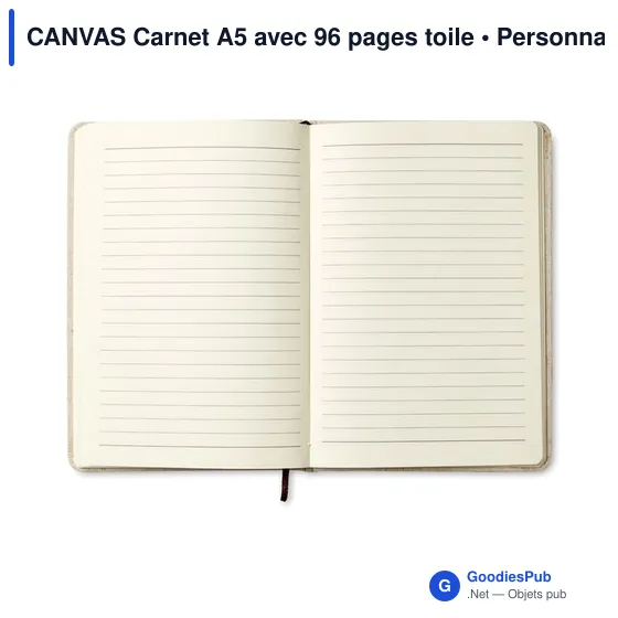 CANVAS Carnet A5 avec 96 pages toile - Image 2
