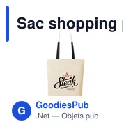 Sac shopping personnalisable Canvas Shoppy Colour avec logo - Miniature 12
