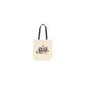 Variante noir - Sac shopping personnalisable Canvas Shoppy Colour avec logo