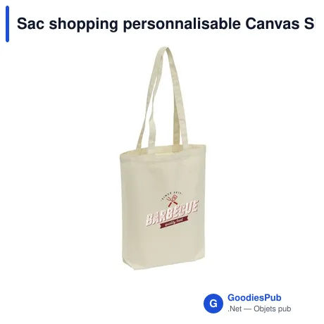 Sac shopping personnalisable Canvas ShoppyBag avec logo