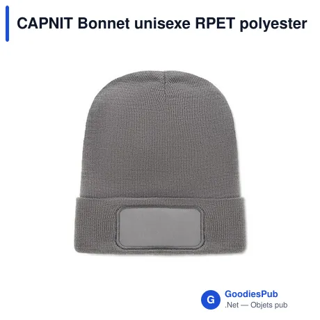 CAPNIT Bonnet unisexe RPET polyester