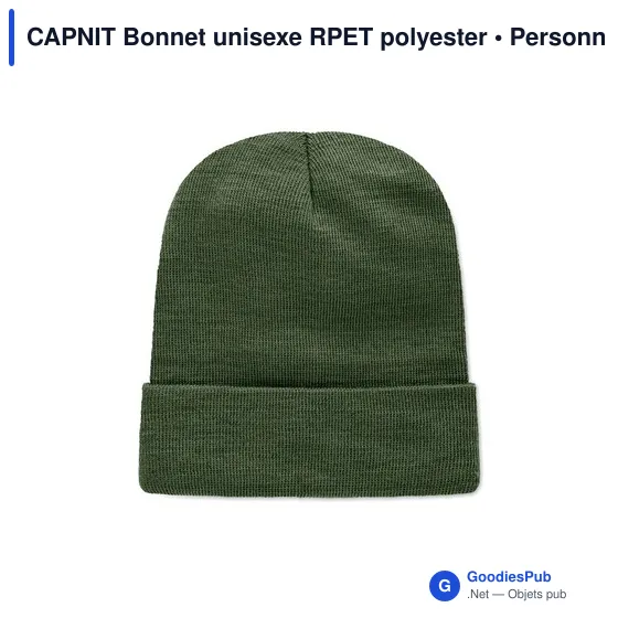 CAPNIT Bonnet unisexe RPET polyester - Image 2