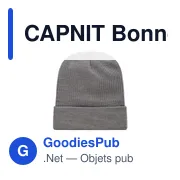 CAPNIT Bonnet unisexe RPET polyester - Miniature 3