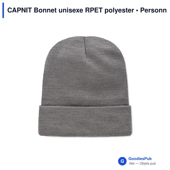 CAPNIT Bonnet unisexe RPET polyester - Image 3