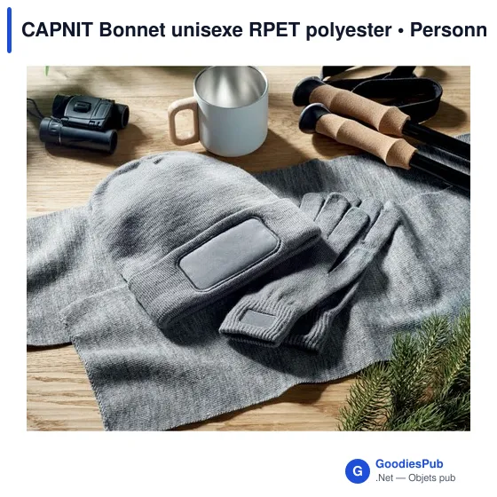 CAPNIT Bonnet unisexe RPET polyester - Image 4