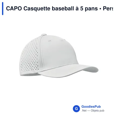 CAPO Casquette baseball à 5 pans