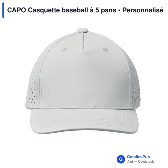CAPO Casquette baseball à 5 pans - Image 2