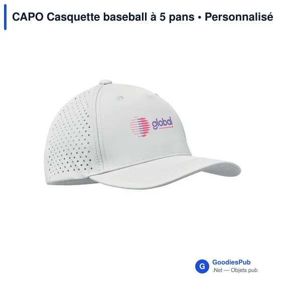 CAPO Casquette baseball à 5 pans - Image 3