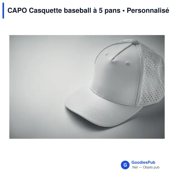 CAPO Casquette baseball à 5 pans - Image 4