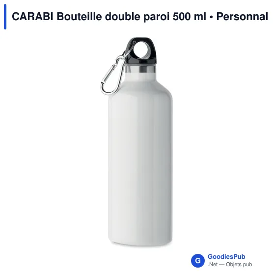 CARABI Bouteille double paroi 500 ml - Image 1