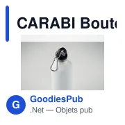 CARABI Bouteille double paroi 500 ml - Miniature 3