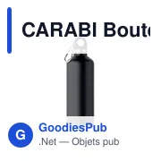CARABI Bouteille double paroi 500 ml - Miniature 5
