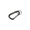 Variante noir - Mousqueton en aluminium personnalisable avec logo - CarabineKey
