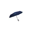 Variante bleu - Parapluie pliable personnalisable Carabiner RCS avec logo