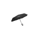 Variante noir - Parapluie pliable personnalisable Carabiner RCS avec logo