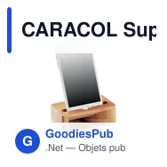 CARACOL Support de téléphone en bambou - Miniature 3