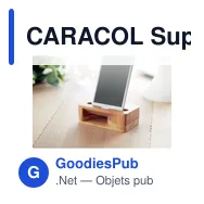 CARACOL Support de téléphone en bambou - Miniature 5