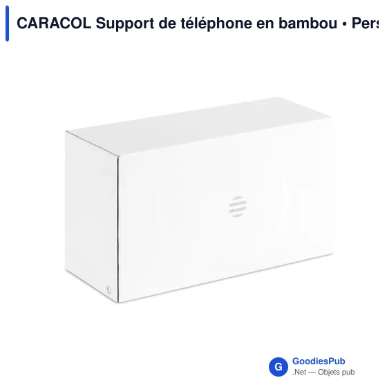 CARACOL Support de téléphone en bambou - Image 6