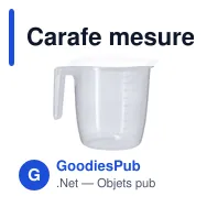 Carafe mesureur personnalisable 2 L avec logo - Conreix - Miniature 3