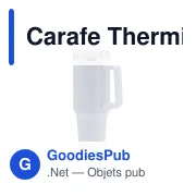 Carafe Thermique Haut-Parleurs Tracir - Miniature 1