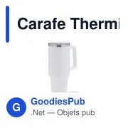 Carafe Thermique Haut-Parleurs Tracir - Miniature 3