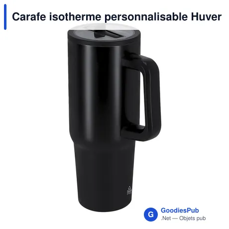 Carafe isotherme personnalisable Huver avec logo