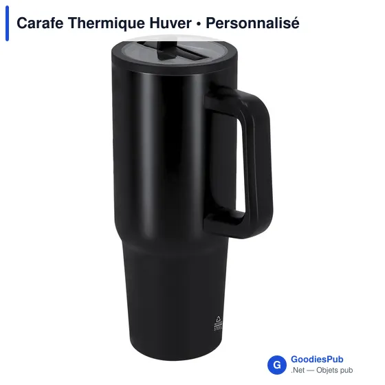 Carafe isotherme personnalisable Huver avec logo - Image 1