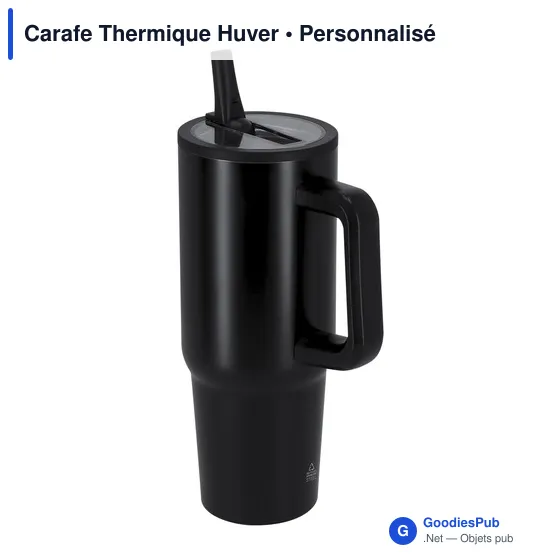 Carafe isotherme personnalisable Huver avec logo - Image 3