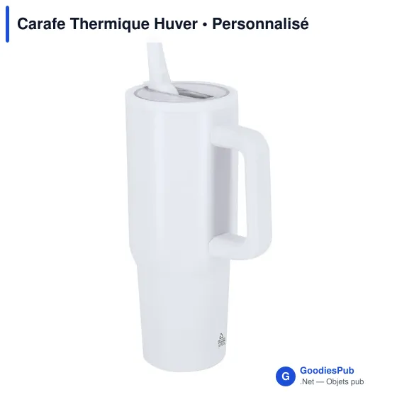 Carafe isotherme personnalisable Huver avec logo - Image 4