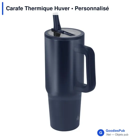 Carafe isotherme personnalisable Huver avec logo - Image 5