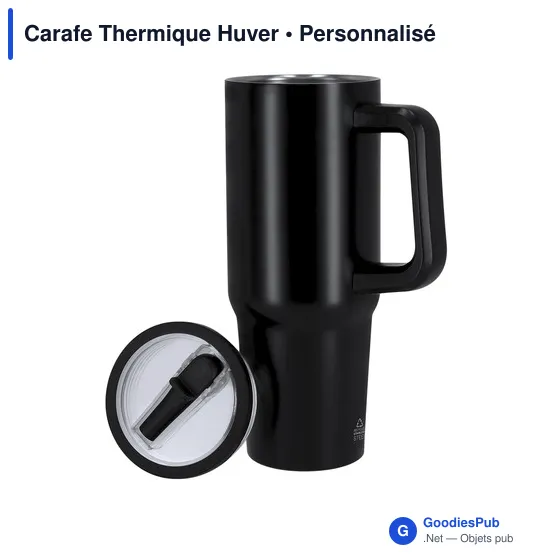 Carafe isotherme personnalisable Huver avec logo - Image 7