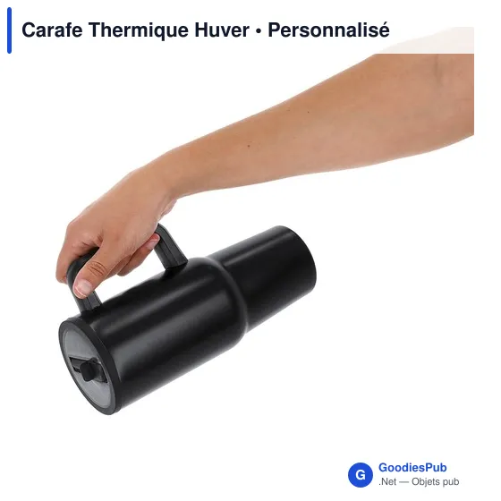 Carafe isotherme personnalisable Huver avec logo - Image 8