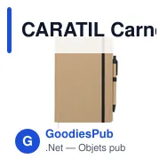 CARATIL Carnet A5 en carton recyclé - Miniature 11