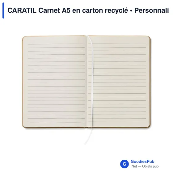 CARATIL Carnet A5 en carton recyclé - Image 10