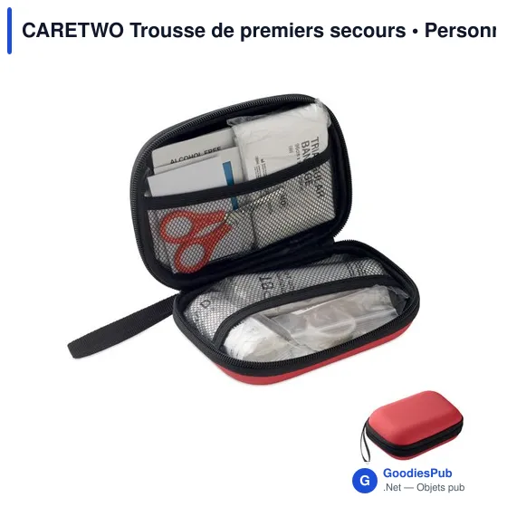 Trousse de premiers secours personnalisable avec logo - CARETWO - Image 1