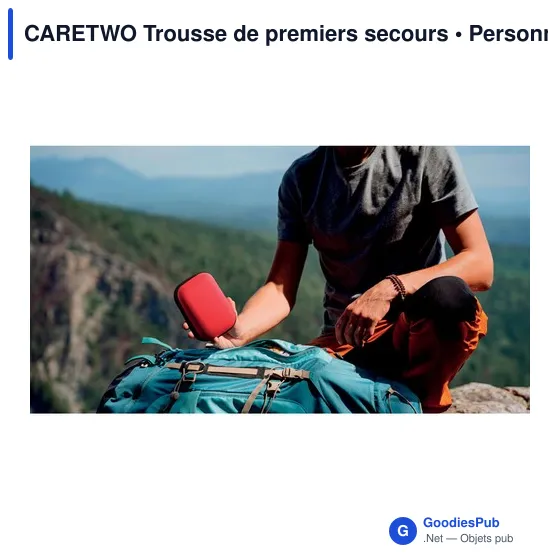 Trousse de premiers secours personnalisable avec logo - CARETWO - Image 8