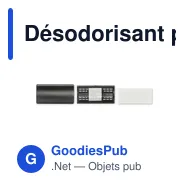 Désodorisant pour voiture personnalisable avec logo - CARFRESH - Miniature 4