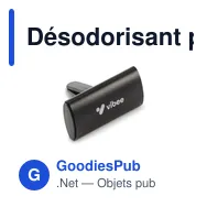 Désodorisant pour voiture personnalisable avec logo - CARFRESH - Miniature 5